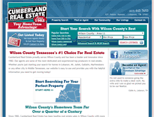 Tablet Screenshot of cumberlandrealestate.com
